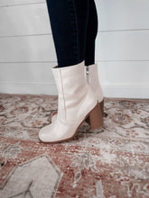 Load image into Gallery viewer, CAN’T TOUCH THIS IVORY HEELED ROUND TOE BOOT
