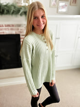 Load image into Gallery viewer, ALL THE BETTER MINT RIBBED LIGHTWEIGHT LONG SLEEVE TOP
