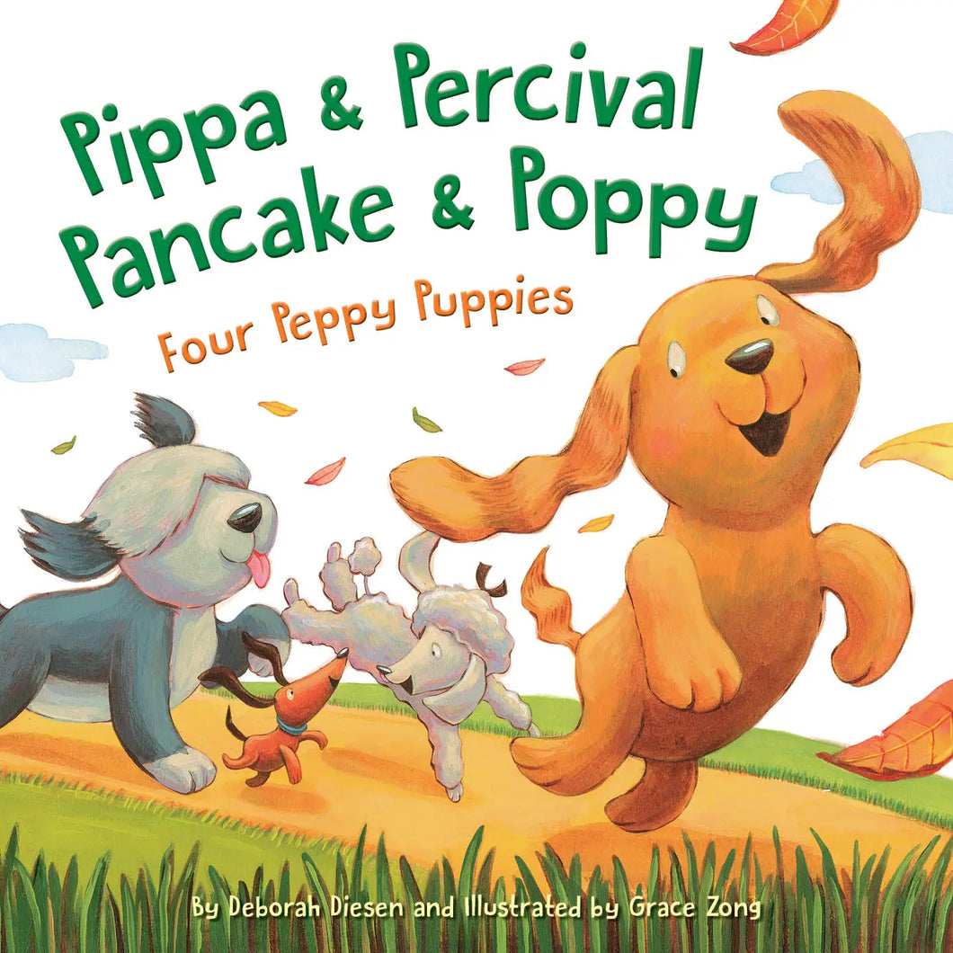 PIPPA & PERCIVAL : PANCAKE & POPPY , FOUR PEPPY PUPPIES