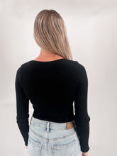 Load image into Gallery viewer, GOT YOUR BACK RIBBED BODYSUIT [BLACK]
