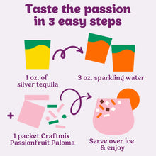 Load image into Gallery viewer, PACK OF 12 DRINK FLAVOR PACKETS [PASSIONFRUIT PALMOA]
