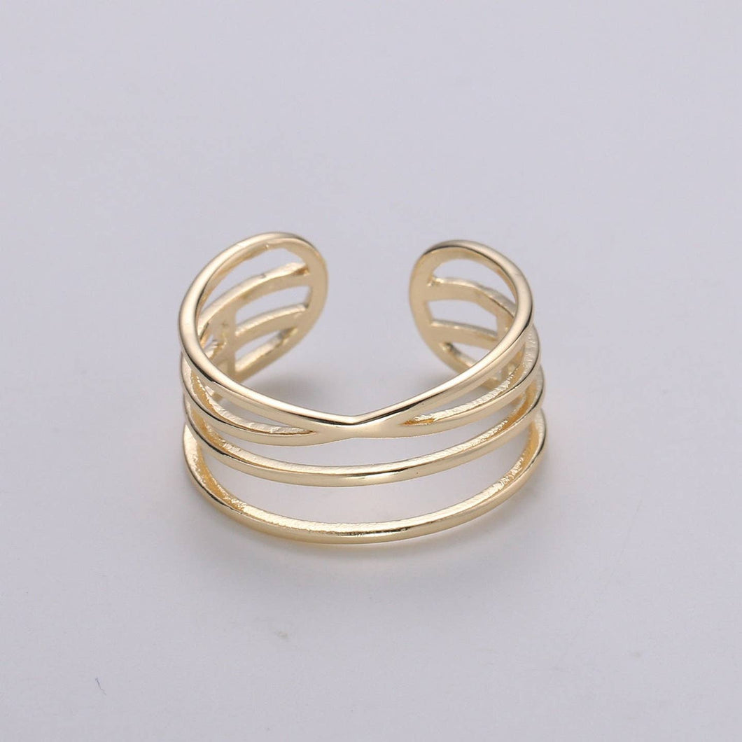 GOLD LAYERED RING