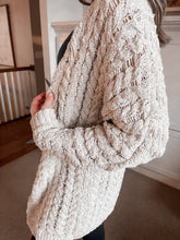 Load image into Gallery viewer, SWEETER YET OAT LOOSE KNIT CHUNKY CARDIGAN
