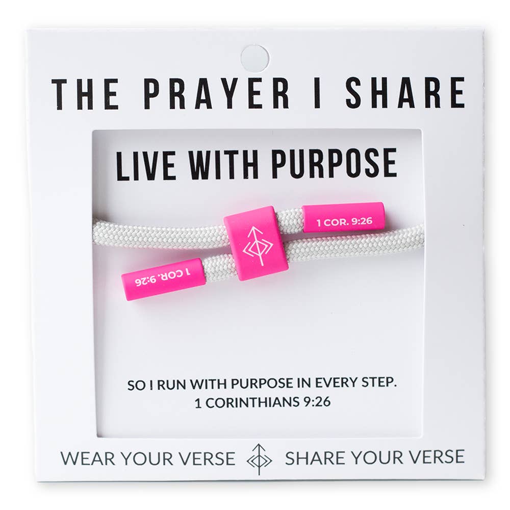 BIBLE VERSE WRISTBAND [LIVE WITH PURPOSE]