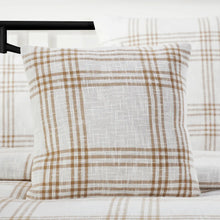 Load image into Gallery viewer, WHEAT PLAID THROW PILLOW
