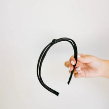 Load image into Gallery viewer, LEATHER KNOT HEADBAND [MULTIPLE COLORS]
