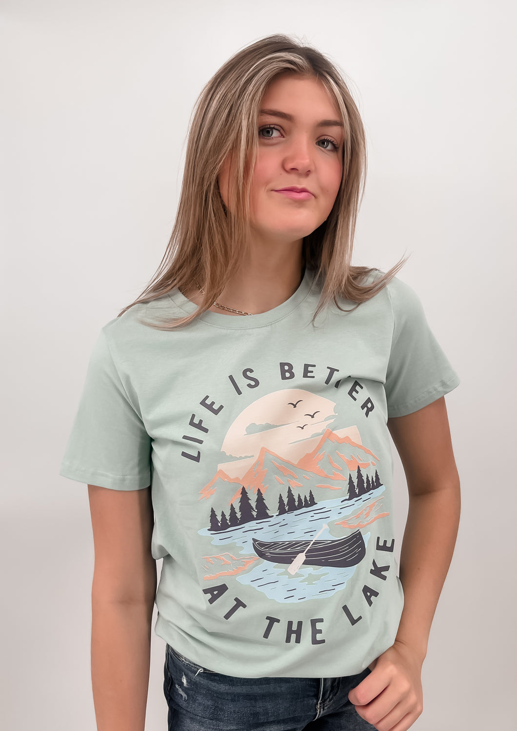 'LIFE IS BETTER AT THE LAKE' GRAPHIC TEE