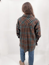 Load image into Gallery viewer, FEAR NOT BROWN FLANNEL
