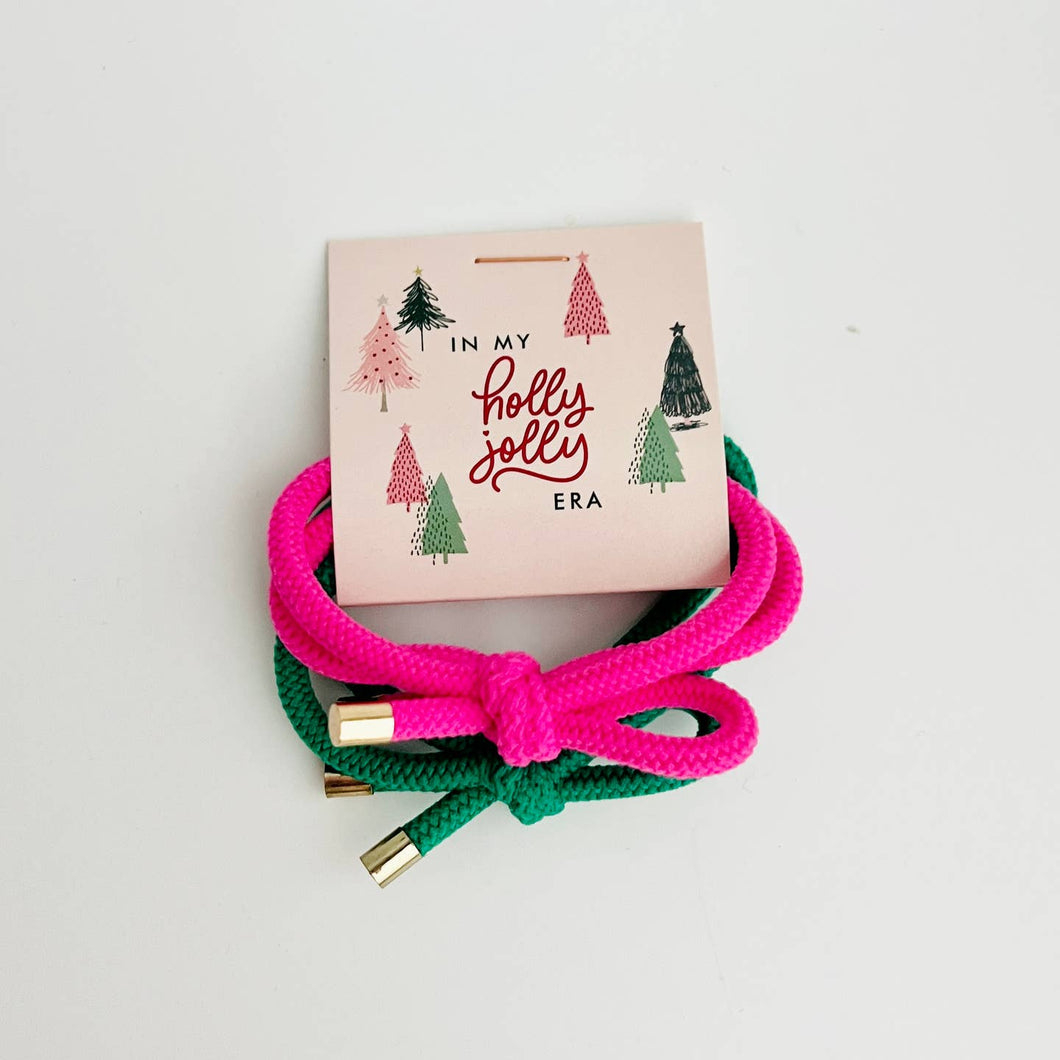 HOLLY JOLLY HAIR TIE