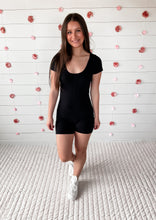 Load image into Gallery viewer, ERASE THE PAST ATHLETIC FITTED KNIT ROMPER
