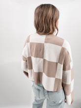 Load image into Gallery viewer, CLASSIC CHIC CHECKERED SWEATER
