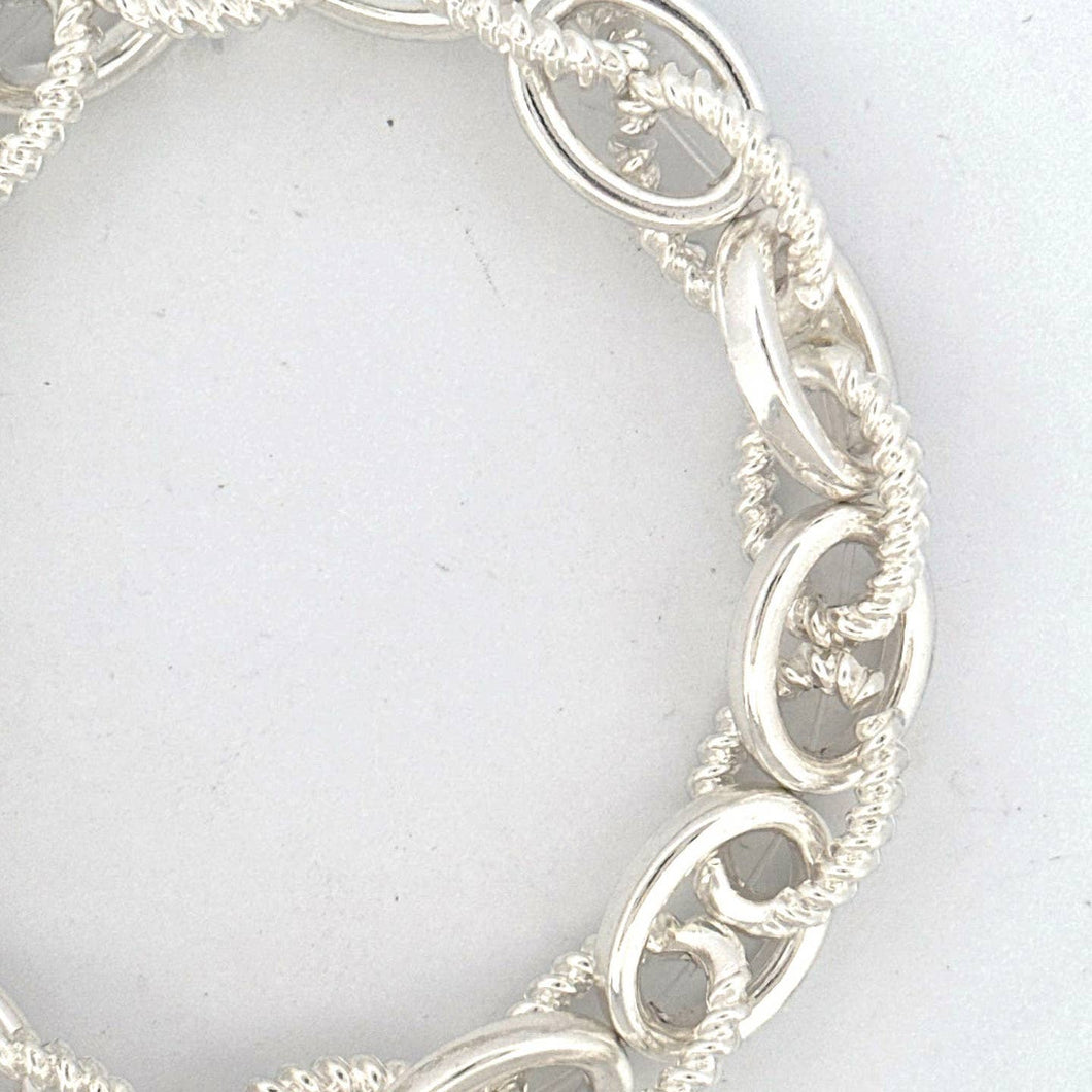 CHUNKY CHAIN LINK STRETCH BRACELET