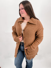 Load image into Gallery viewer, TAKE YOUR TIME CAMEL COLLARED CARDIGAN
