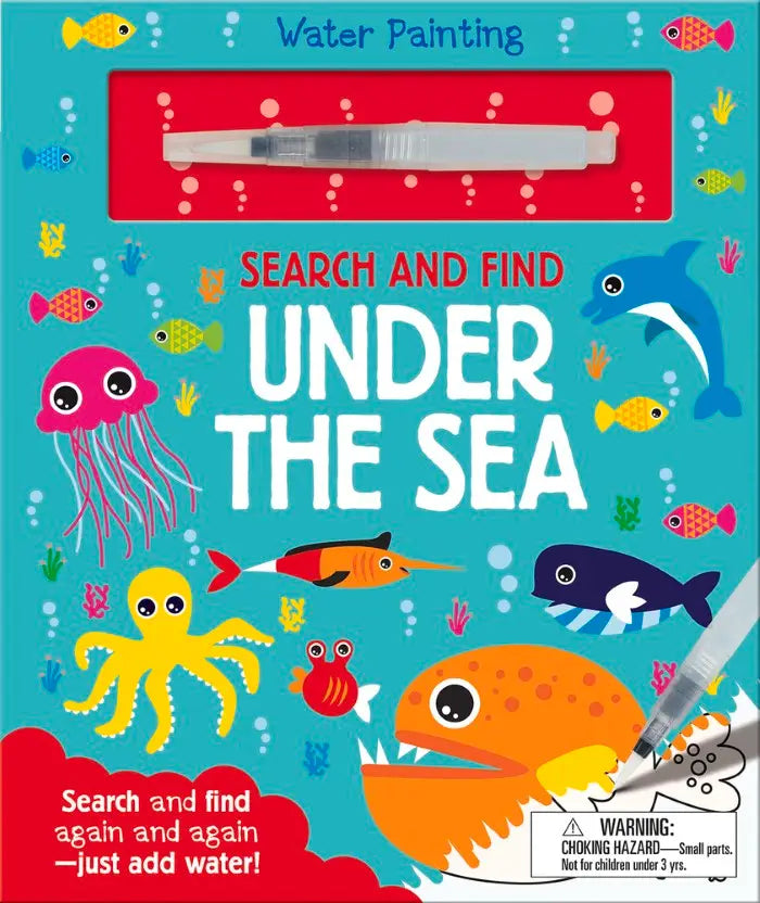 SEARCH AND FIND UNDER THE SEA WATER PAINTING BOOK