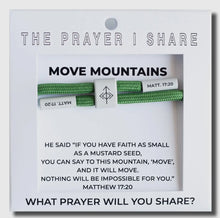 Load image into Gallery viewer, BIBLE VERSE WRISTBAND [MOVE MOUNTAINS]
