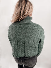 Load image into Gallery viewer, IMAGINE THAT GREEN TURTLE NECK SWEATER
