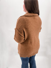 Load image into Gallery viewer, TAKE YOUR TIME CAMEL COLLARED CARDIGAN
