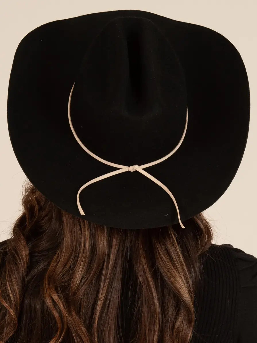 WESTERN CATTLEMEN HAT [BLACK]