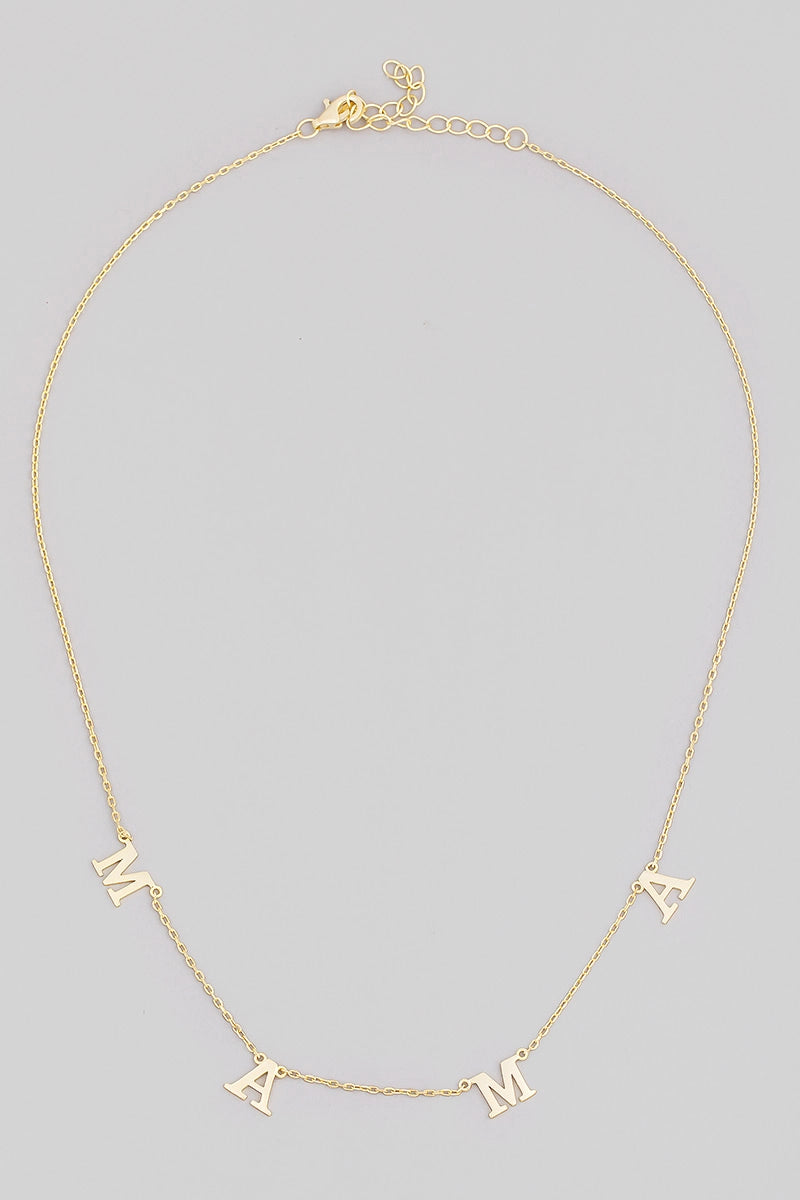 GOLD 'MAMA' NECKLACE