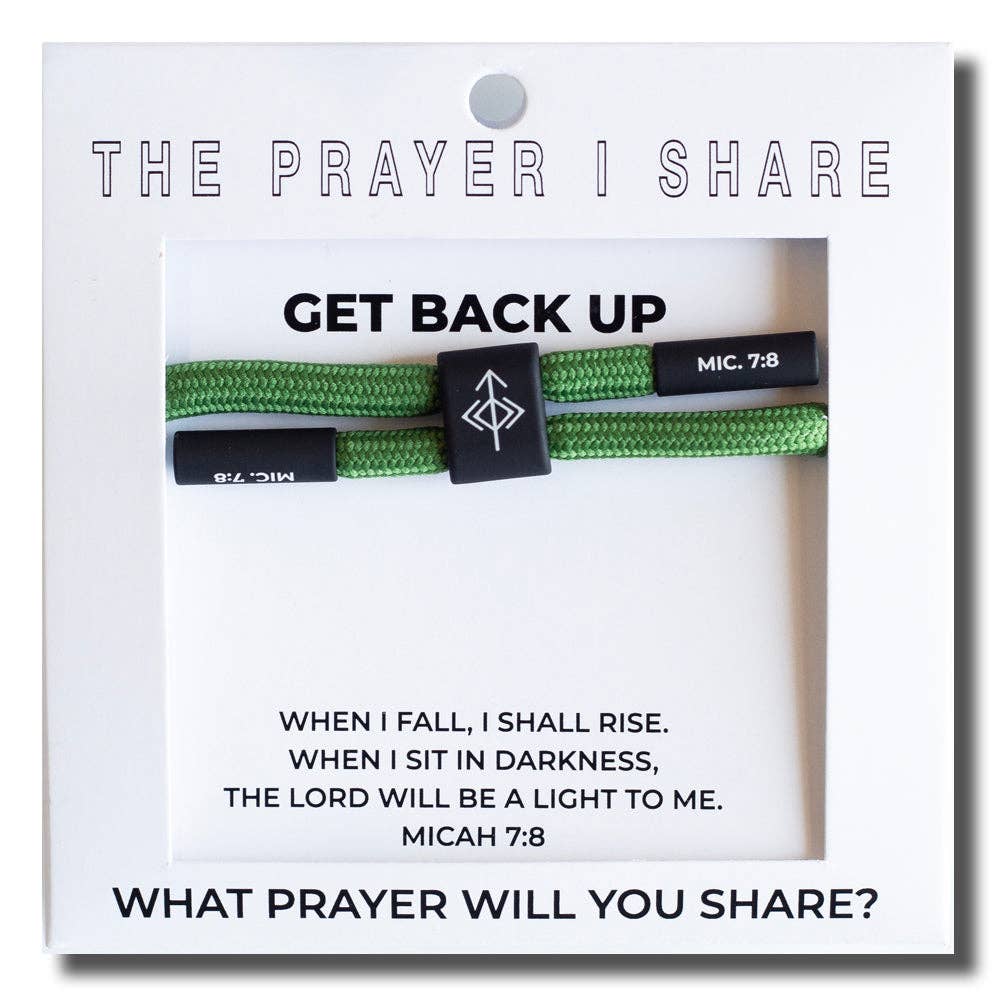 BIBLE VERSE WRISTBAND [GET BACK UP]