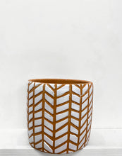 Load image into Gallery viewer, GEOMETRIC TERRACOTTA POT
